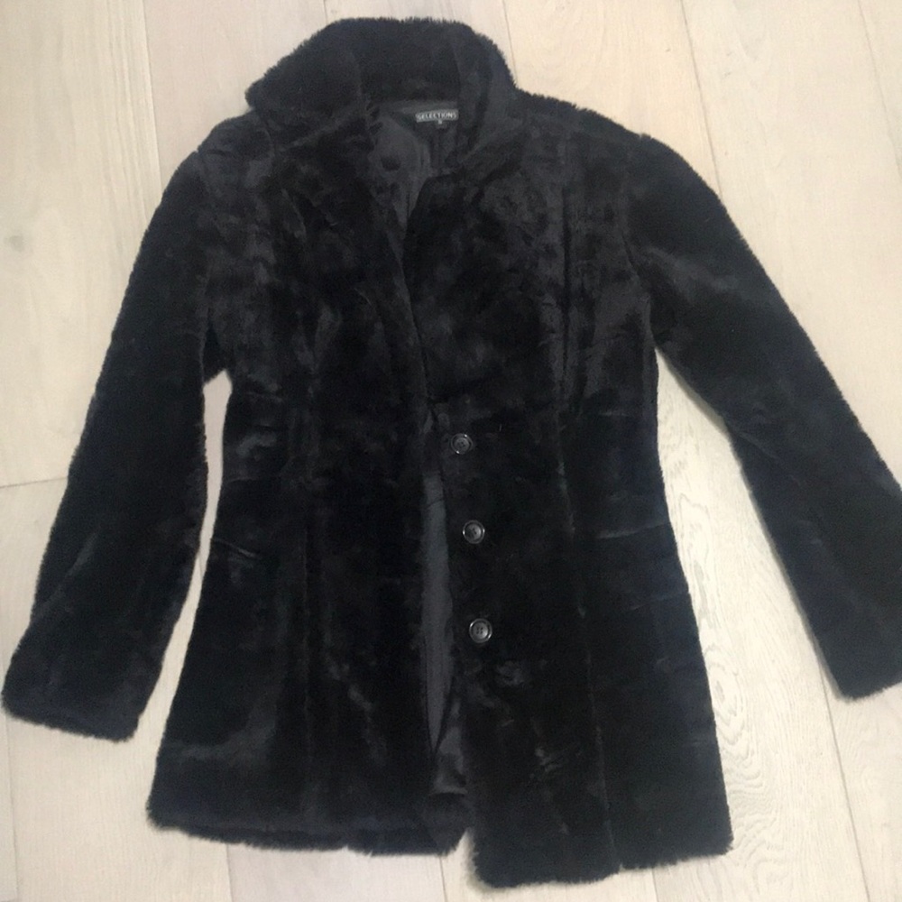 Faux fur jacket